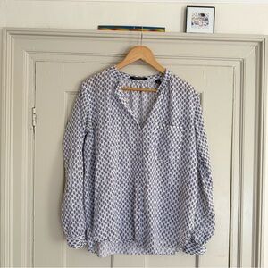 Scotch & Soda Women’s Blouse, Size 2, Blue